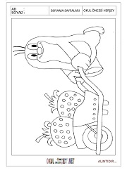 Köstebek boyama sayfaları